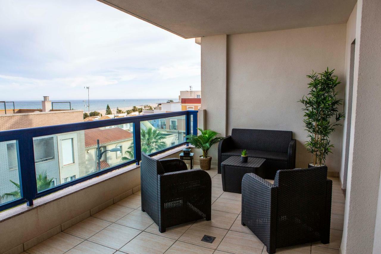 Apartment Las Sirenas, Wifi 100 Mb, Sea View Roquetas de Mar Eksteriør billede