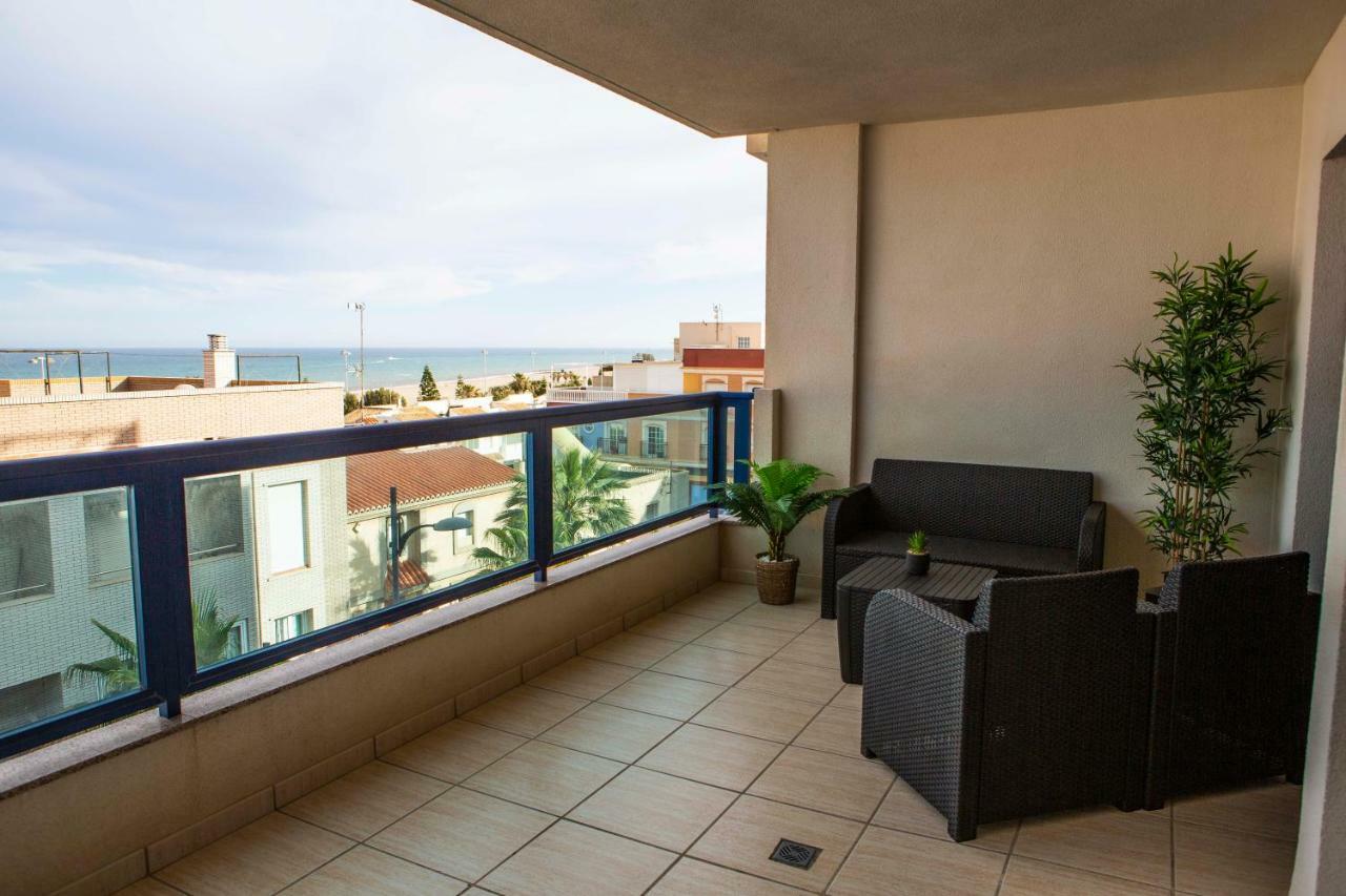 Apartment Las Sirenas, Wifi 100 Mb, Sea View Roquetas de Mar Eksteriør billede